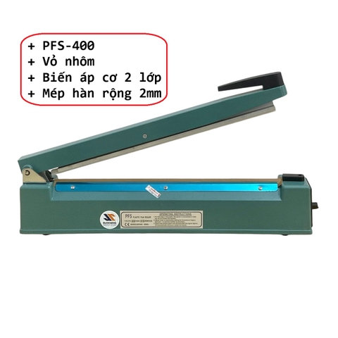 Máy hàn miệng túi PFS-200, PFS-300 biến áp sung công suất cao không kén túi - hàng nhập khẩu