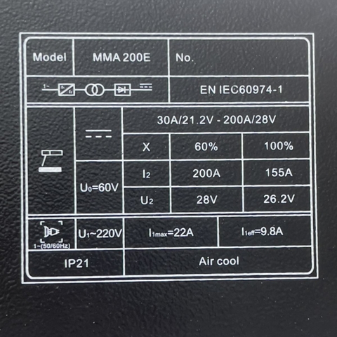 Máy hàn điện tử mini Riland 200E