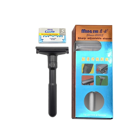 Bàn cạo râu cổ điển Ming shi 2000S màu đen