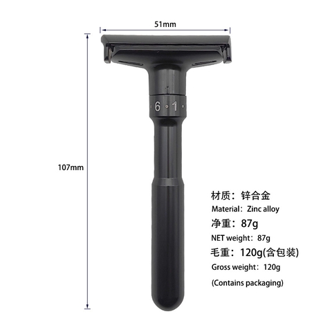 Bàn cạo râu cổ điển Ming shi 2000S màu đen