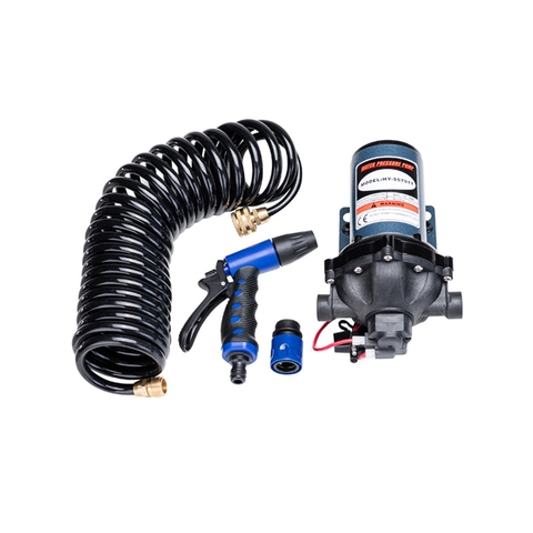 Máy Bơm Tăng Áp Nước 12V/24V Cho RV & Du Thuyền – Tăng Áp Hiệu Suất Cao