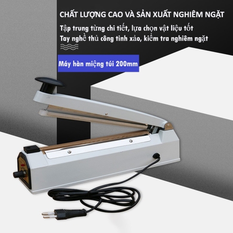 Máy hàn miệng túi dập tay Ruixiang PFS 8mm