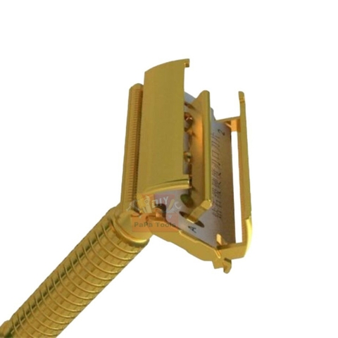 Bàn cạo râu truyền thống Mingshi 9508-A kẹp lưỡi dạng cánh bướm- Dao cạo râu lưỡi lam tiện lợi