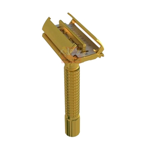 Bàn cạo râu truyền thống Mingshi 9508-A kẹp lưỡi dạng cánh bướm- Dao cạo râu lưỡi lam tiện lợi