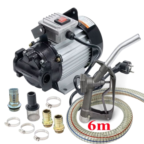 Máy bơm dầu nhớt Suoli SL-013 + 6m ống 25mm+Cò bơm nhôm 13A