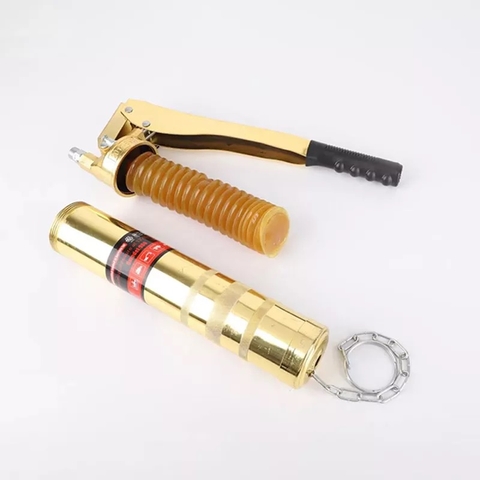Súng bơm mỡ tay 900cc - 2 ty áp lực cao 12000PSI