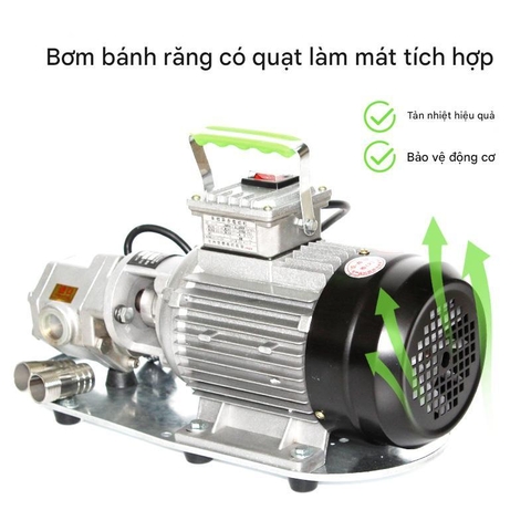 Bơm bánh răng WCB inox 430 chịu hóa chất