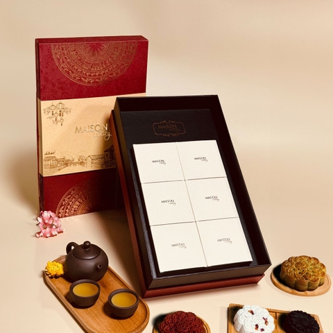Hộp Bánh Trung Thu Maison Trống Đồng 2