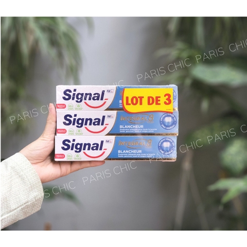 [Chính hãng Pháp] Set kem đánh răng Signal 3 tuýp dành cho trẻ em và người lớn