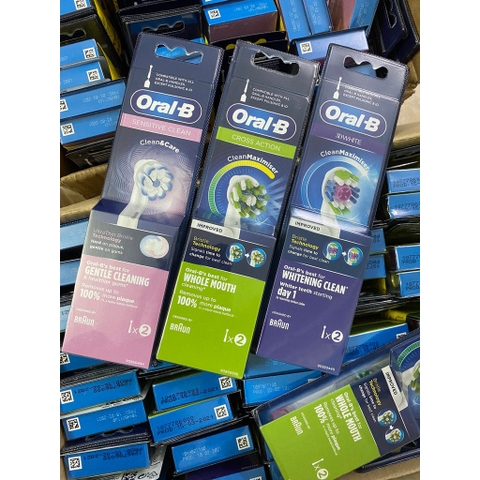 Đầu thay bàn chải điện Oral-B chính hãng Pháp, made in Germany (máy Pro và máy iO)