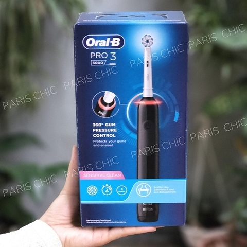 Bàn chải điện Oral-B cao cấp thiết kế chống mốc (chính hãng bill Pháp, sản xuất tại Đức)