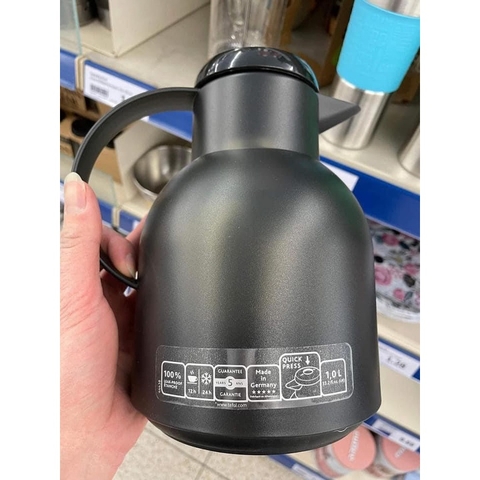 Bình giữ nhiệt Tefal Samba hàng chính hãng Made in Germany 1L bill Pháp