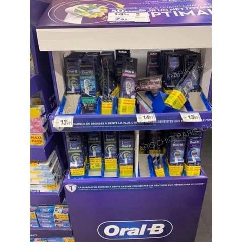 Đầu thay bàn chải điện Oral-B chính hãng Pháp, made in Germany (máy Pro và máy iO)