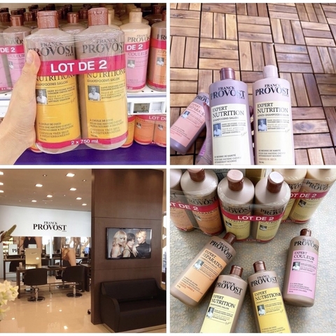 Dầu gội/ xả Provost hàng Pháp dòng chuyên nghiệp dùng trong salon Pháp