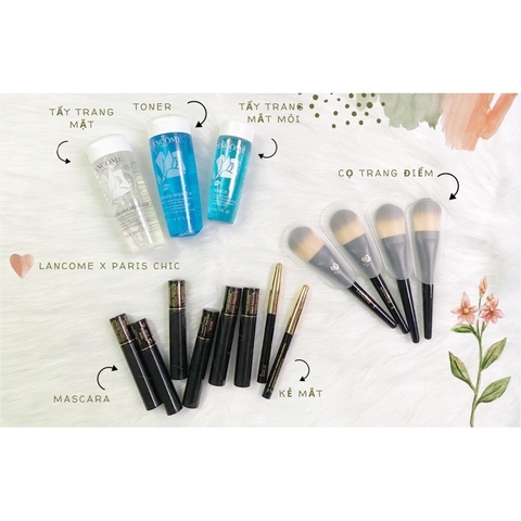 Mascara Lancome mini tách set Noel 2024