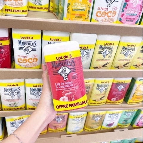 Sữa tắm thiên nhiên Marseillais chính hãng Pháp siêu thơm siêu lành tính