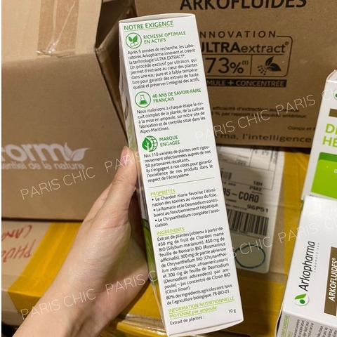 Thải độc gan Arkopharma Detoxifiant Hepatique chính hãng Pháp