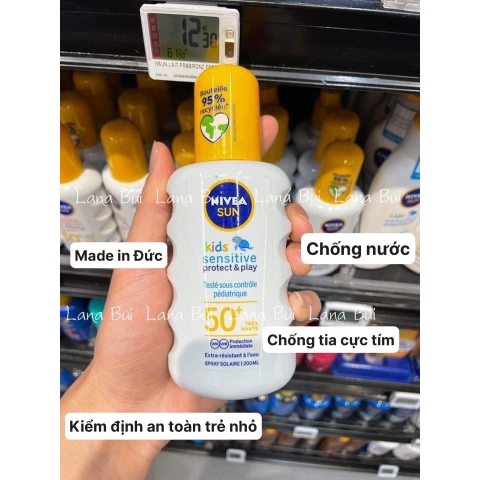 Kem chống nắng trẻ em Nivea Sun Kids Made in Germany