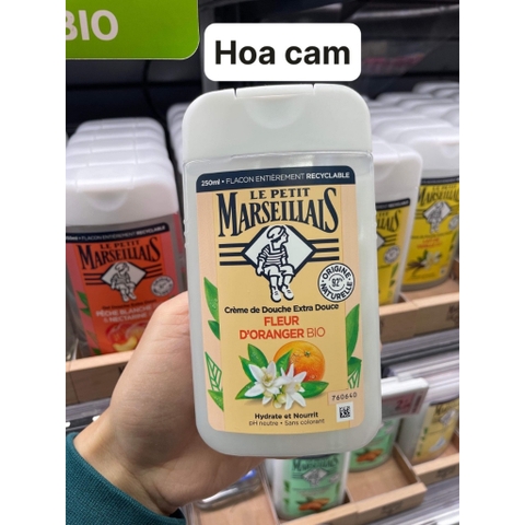 Sữa tắm thiên nhiên Marseillais chính hãng Pháp siêu thơm siêu lành tính