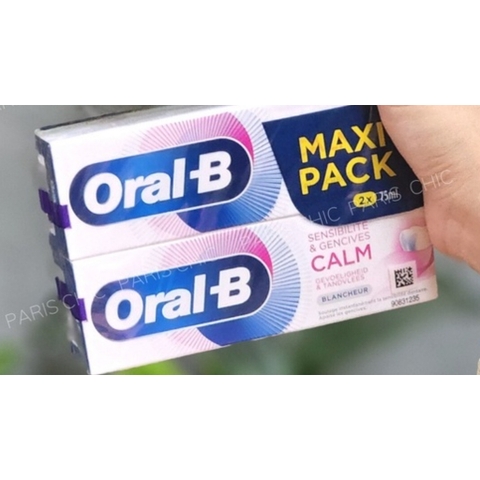 Kem đánh răng Oral B sạch răng, thơm miệng, chống chảy máu chân răng (sản xuất tại Đức, bill Pháp)