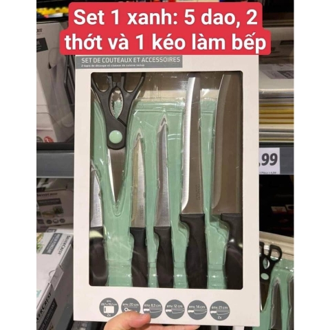 Bộ dao kéo thớt Ernesto hàng Đức - Made in Germany