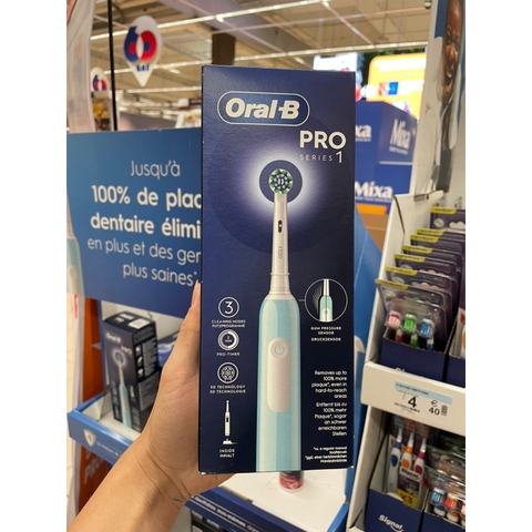 Bàn chải điện Oral B Pro 1 dùng siêu thích - chính hãng Pháp