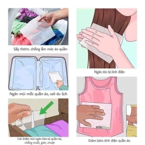 Giấy giặt thơm đa năng Soupline bám mùi siêu dai - chính hãng Pháp