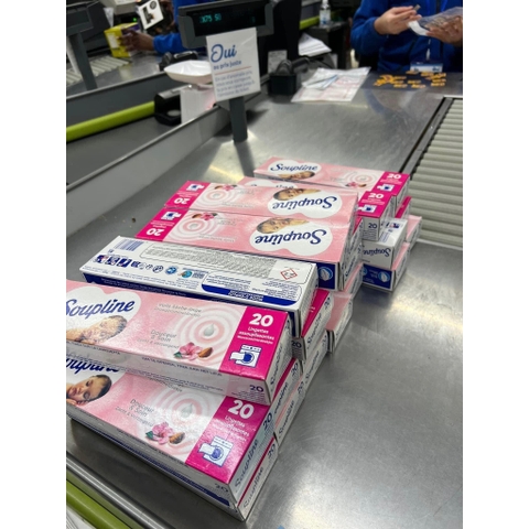 Giấy giặt thơm đa năng Soupline bám mùi siêu dai - chính hãng Pháp