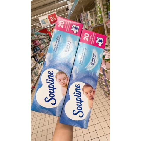 Giấy giặt thơm đa năng Soupline bám mùi siêu dai - chính hãng Pháp