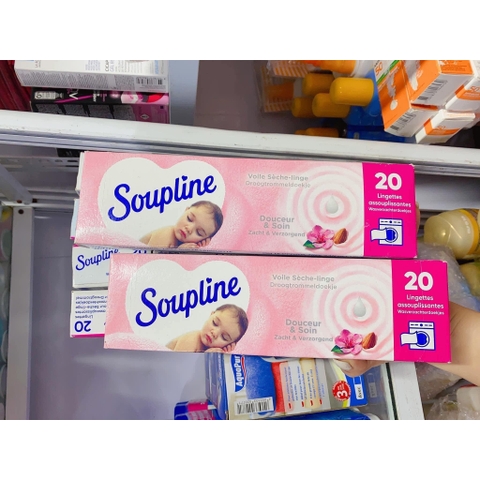 Giấy giặt thơm đa năng Soupline bám mùi siêu dai - chính hãng Pháp