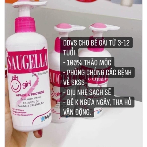 Dung dịch vệ sinh phụ nữ/ bé gái cực an toàn lành tính chính hãng Pháp