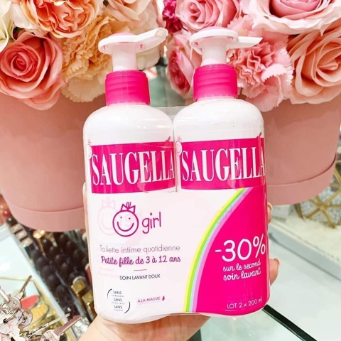 (Chính hãng Pháp) Dung dịch vệ sinh bé gái siêu an toàn, lành tính cho bé từ 3 tuổi