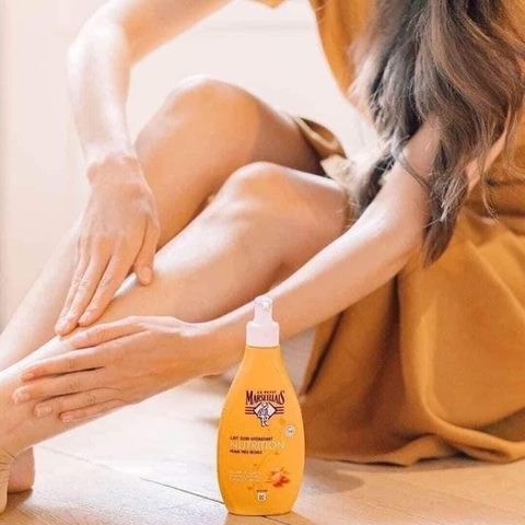Dưỡng thể thiên nhiên Marseillais 400ml hàng Pháp dưỡng ẩm mềm mịn lành tính