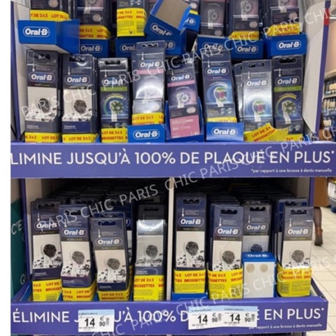 Đầu thay bàn chải điện Oral-B chính hãng Pháp, made in Germany (máy Pro và máy iO)
