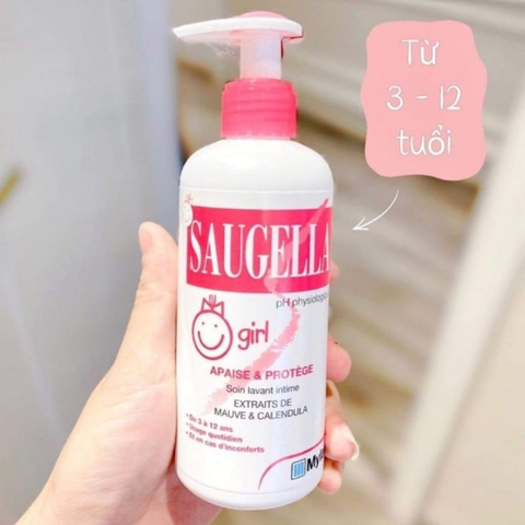 (Chính hãng Pháp) Dung dịch vệ sinh bé gái siêu an toàn, lành tính cho bé từ 3 tuổi