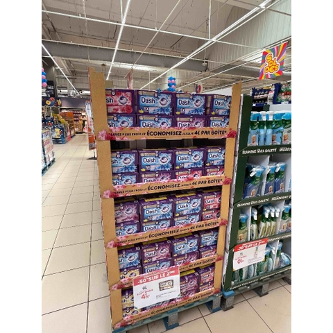 Viên giặt + xả vải chính hãng Pháp sạch sâu, thơm lâu, bám mùi dai (viên cô đặc)