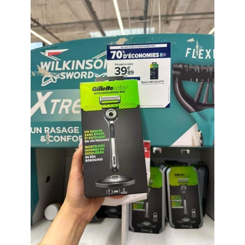 Dao cạo râu Gillette Labs dòng cao cấp chính hãng Pháp