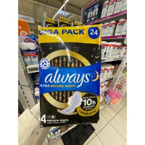 Băng vệ sinh, Tampax Always chính hãng, số 1 Pháp