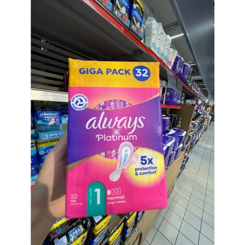 Băng vệ sinh, Tampax Always chính hãng, số 1 Pháp