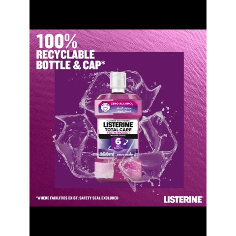 [Chính hãng Pháp] Nước súc miệng Listerine sạch sâu, thơm miệng, chống nhiệt miệng, viêm nướu