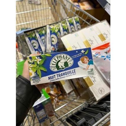 Trà túi lọc thải độc, giảm cân, giải cảm, ngủ ngon Elephant chính hãng Pháp