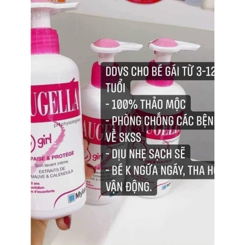 (Chính hãng Pháp) Dung dịch vệ sinh bé gái siêu an toàn, lành tính cho bé từ 3 tuổi