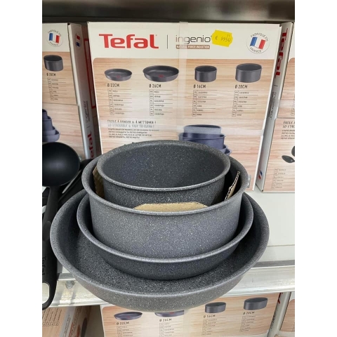 [Tổng hợp] Các bộ nồi chảo chính hãng Tefal Pháp (bill mua siêu thị Pháp)