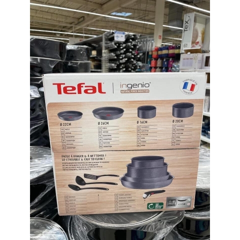 [Tổng hợp] Các bộ nồi chảo chính hãng Tefal Pháp (bill mua siêu thị Pháp)