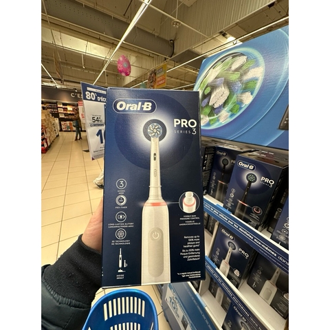 Bàn chải điện Oral-B cao cấp thiết kế chống mốc (chính hãng bill Pháp, sản xuất tại Đức)