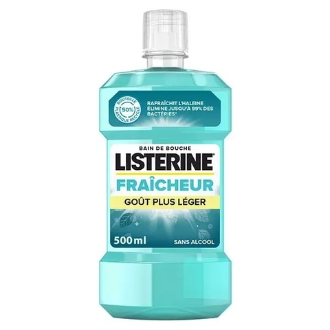[Chính hãng Pháp] Nước súc miệng Listerine sạch sâu, thơm miệng, chống nhiệt miệng, viêm nướu