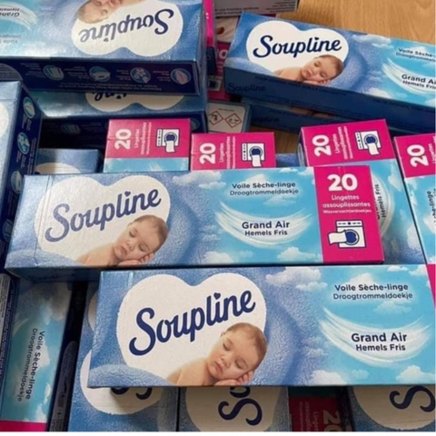 Giấy giặt thơm đa năng Soupline bám mùi siêu dai - chính hãng Pháp