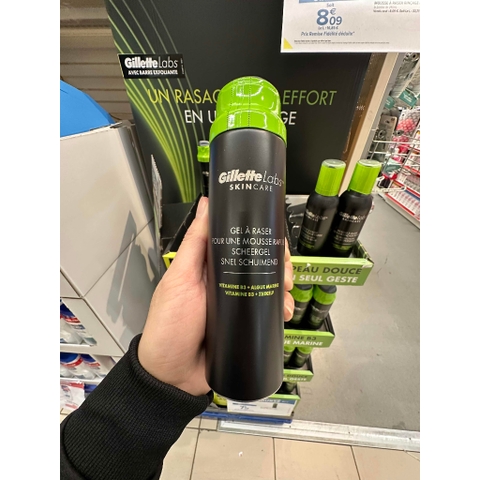 Gel cao râu Gillette chính hãng Pháp