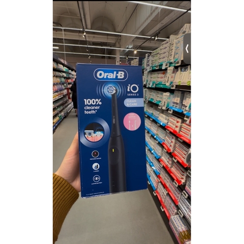 Bàn chải điện Oral-B chính hãng biII Pháp, sản xuất tại Đức, thiết kế chống mốc dùng siêu thích