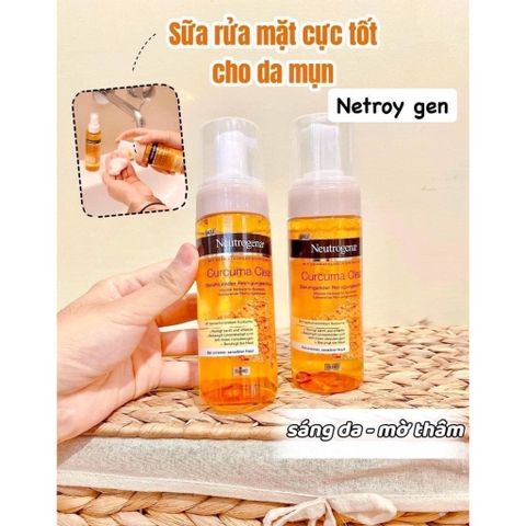 Mặt nạ, sữa rửa mặt nghệ NEUTROGENA Calm Curcuma chính hãng Pháp